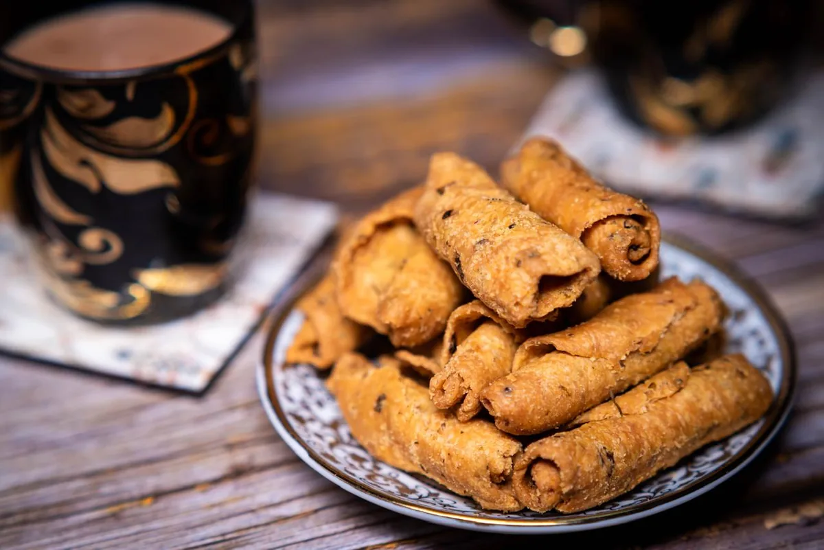 Besan Palak Roll