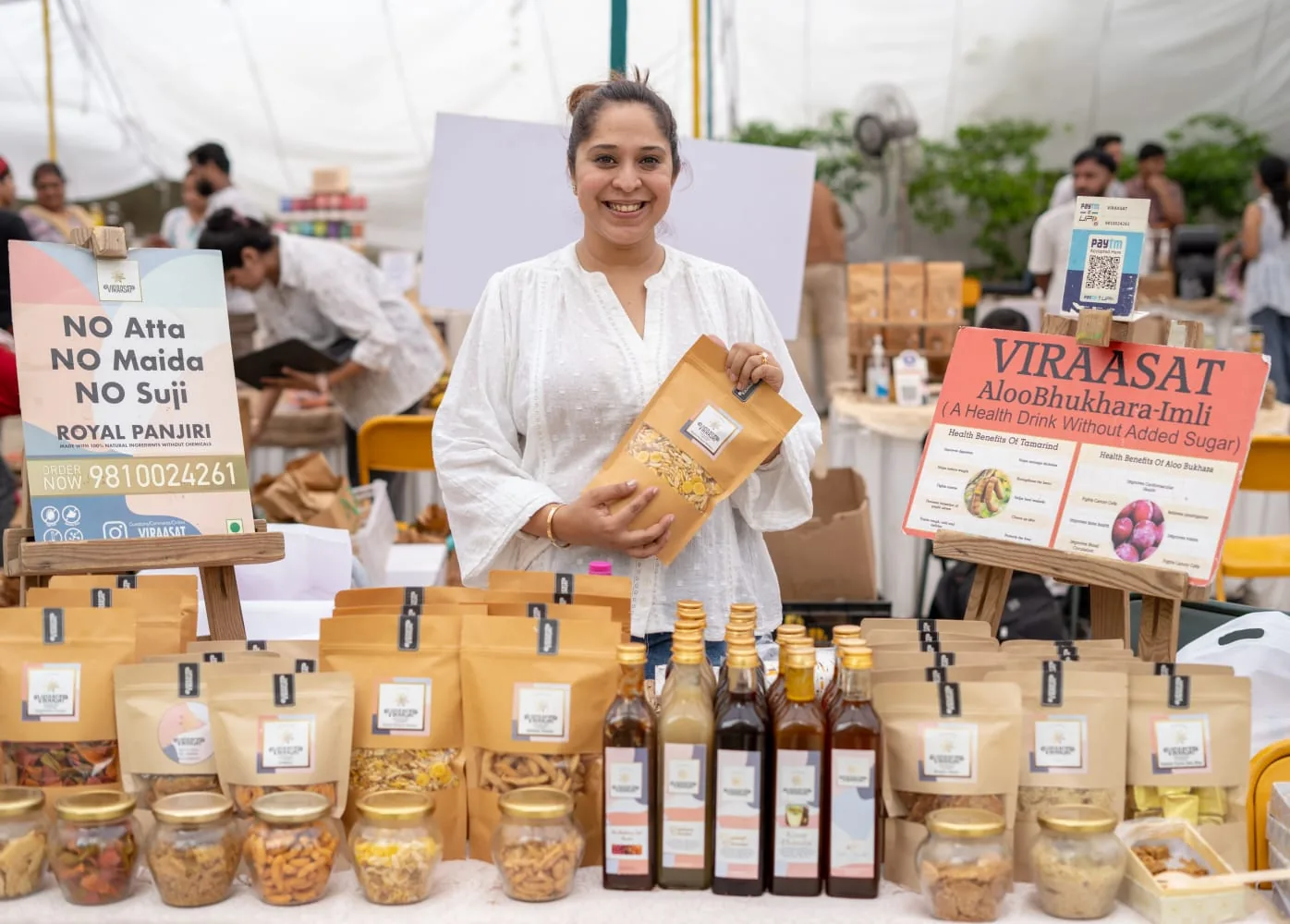 Viraasat at a Gurugram farmers market